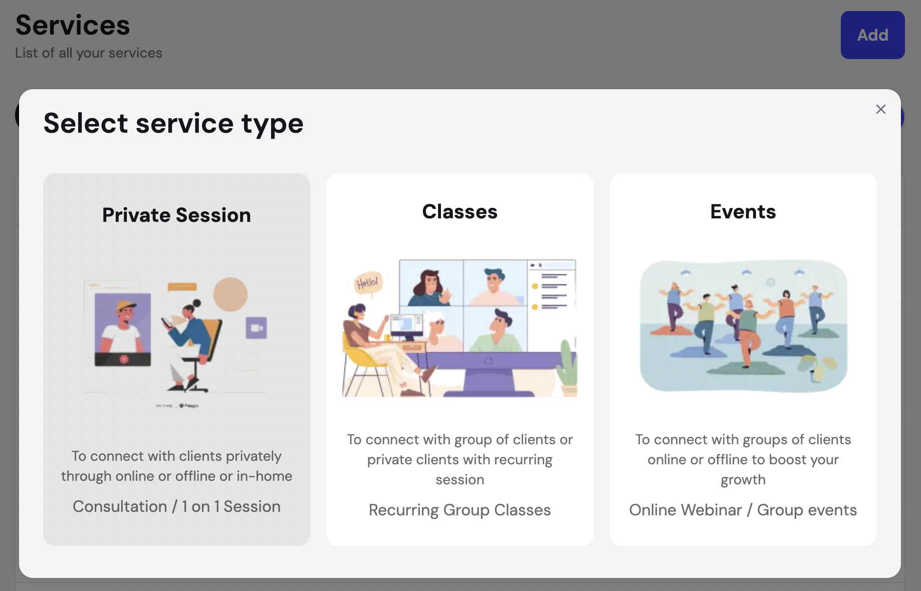 How to Offer 1:1 Sessions for Clients - FLUUM | Help Center